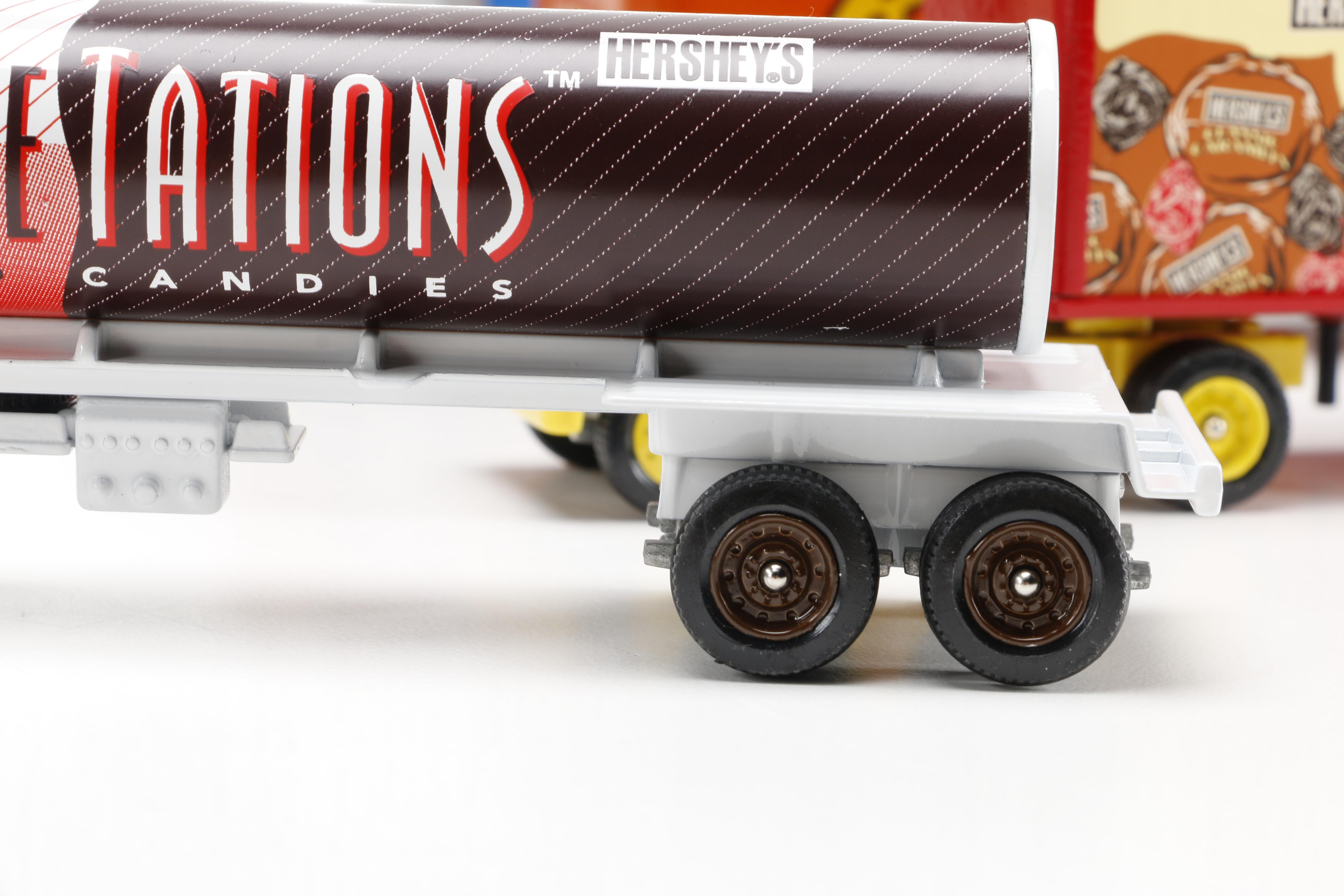 Hershey's Themed Winross Matchbox Semi-Trucks