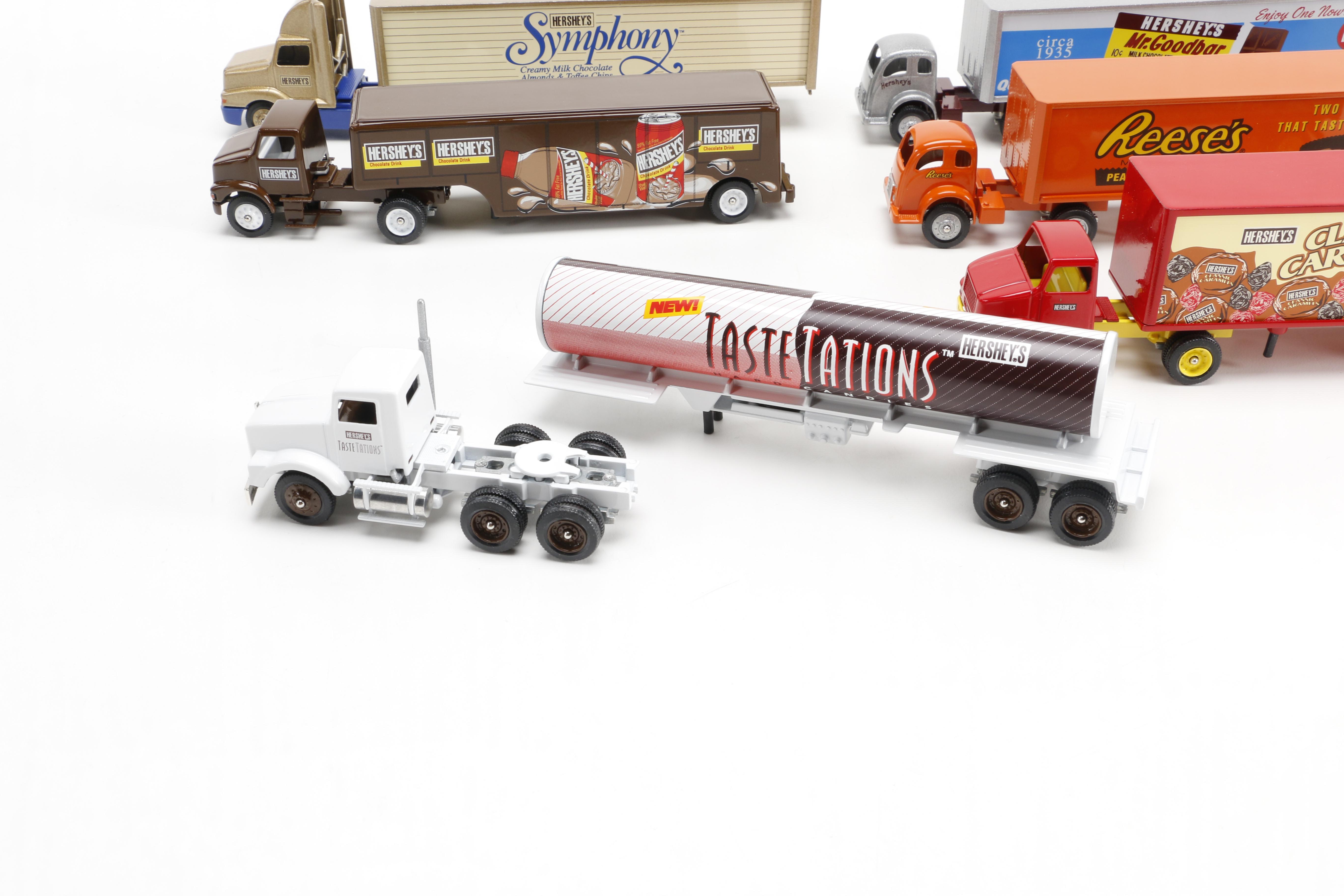 Hershey's Themed Winross Matchbox Semi-Trucks