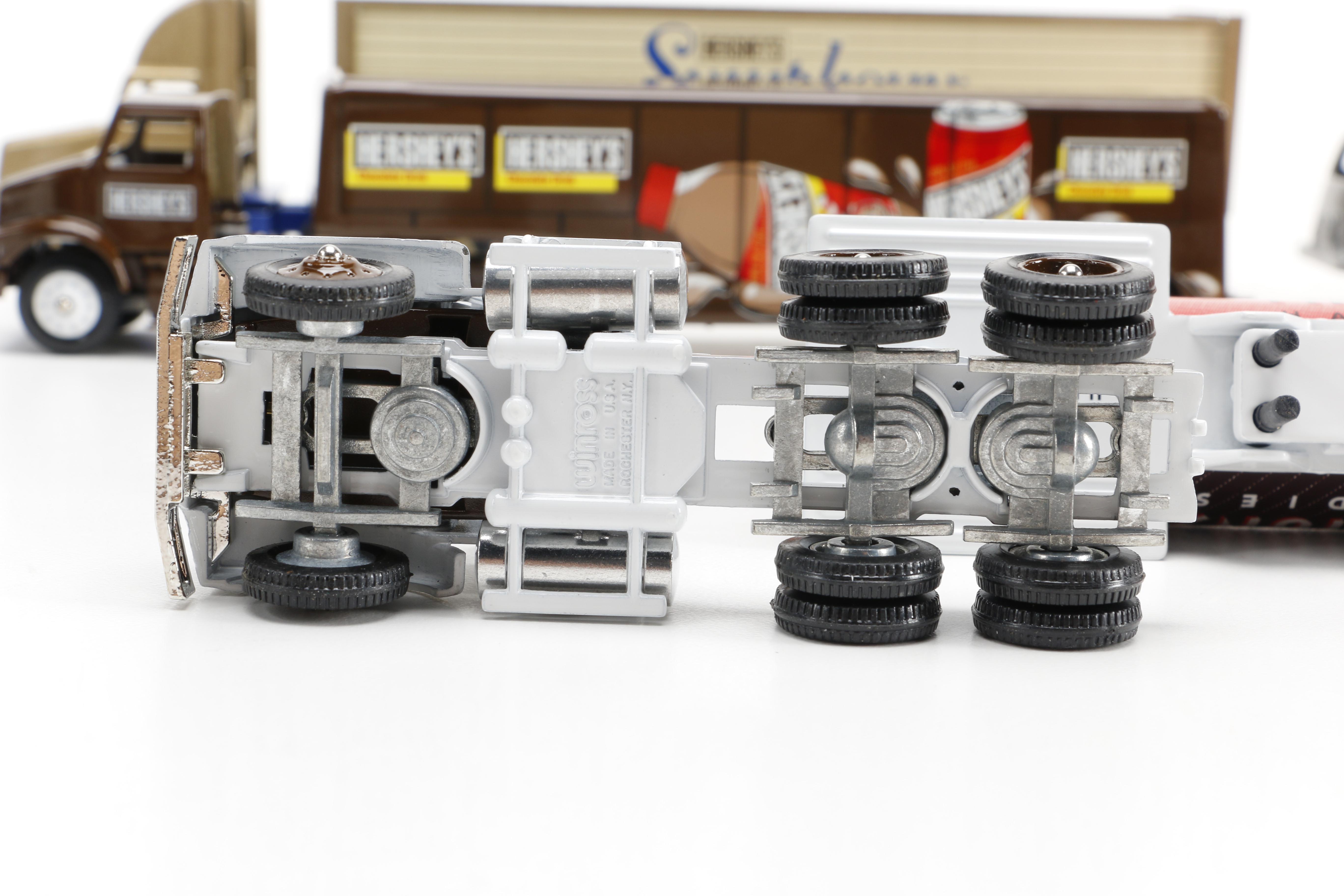 Hershey's Themed Winross Matchbox Semi-Trucks