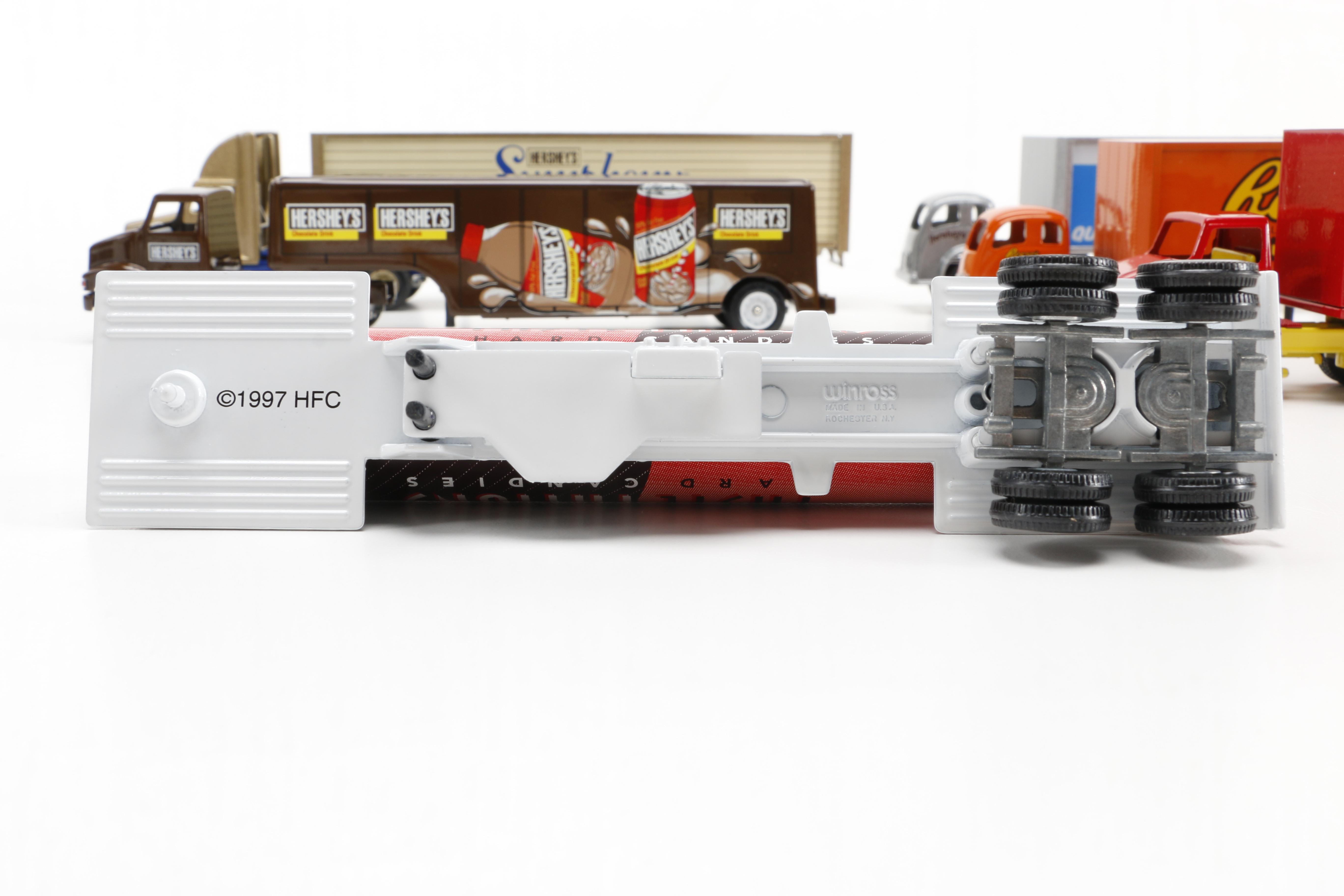 Hershey's Themed Winross Matchbox Semi-Trucks