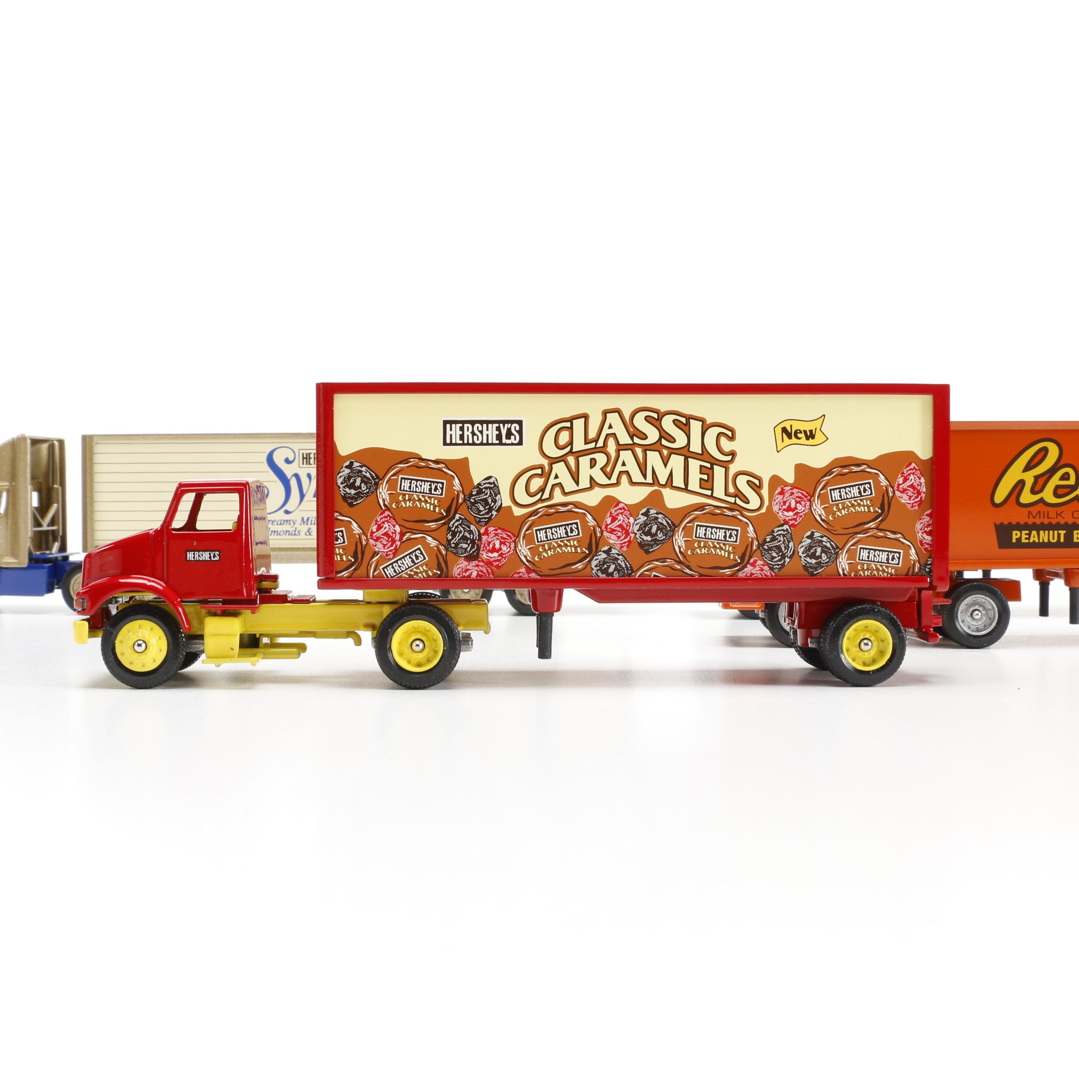 Hershey's Themed Winross Matchbox Semi-Trucks