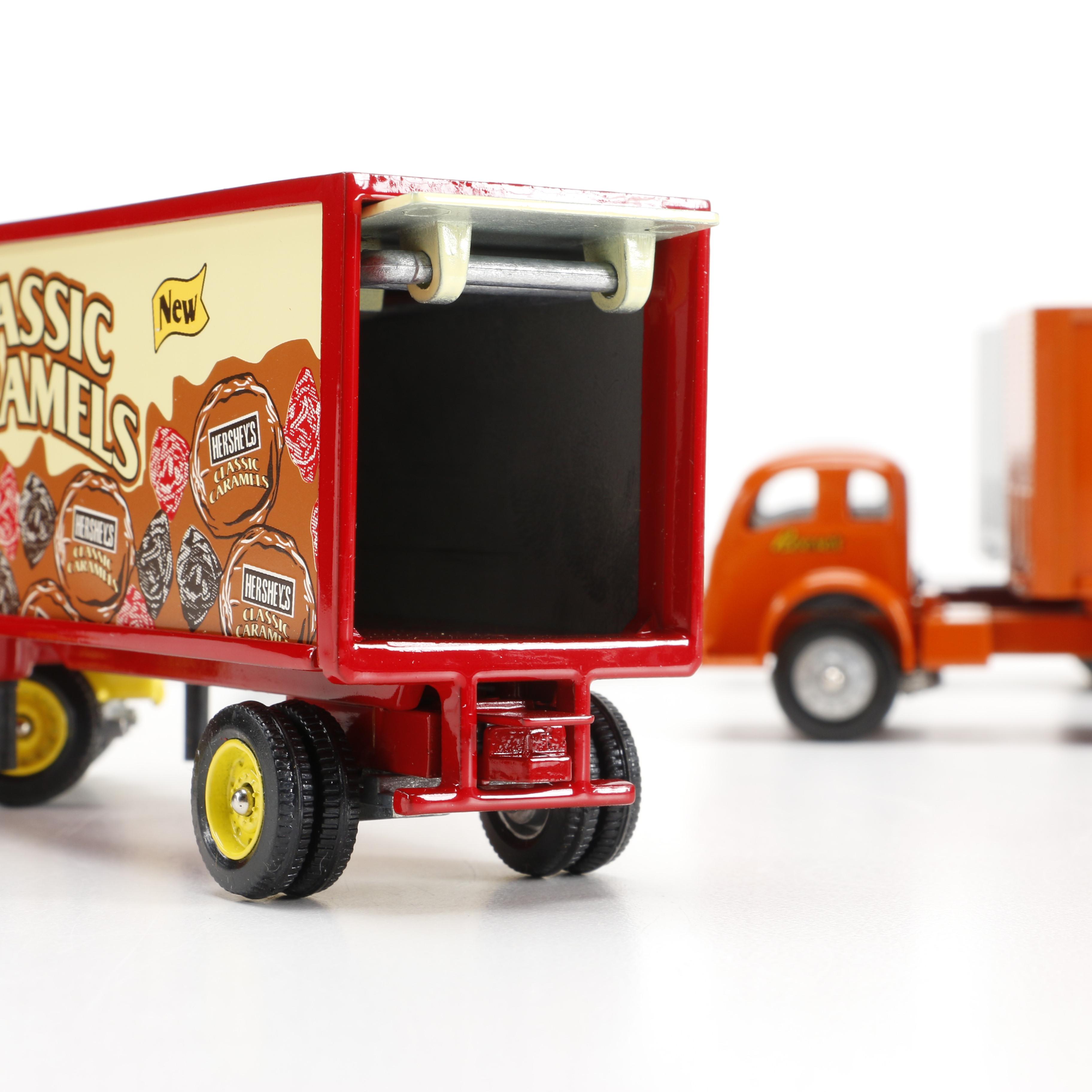 Hershey's Themed Winross Matchbox Semi-Trucks