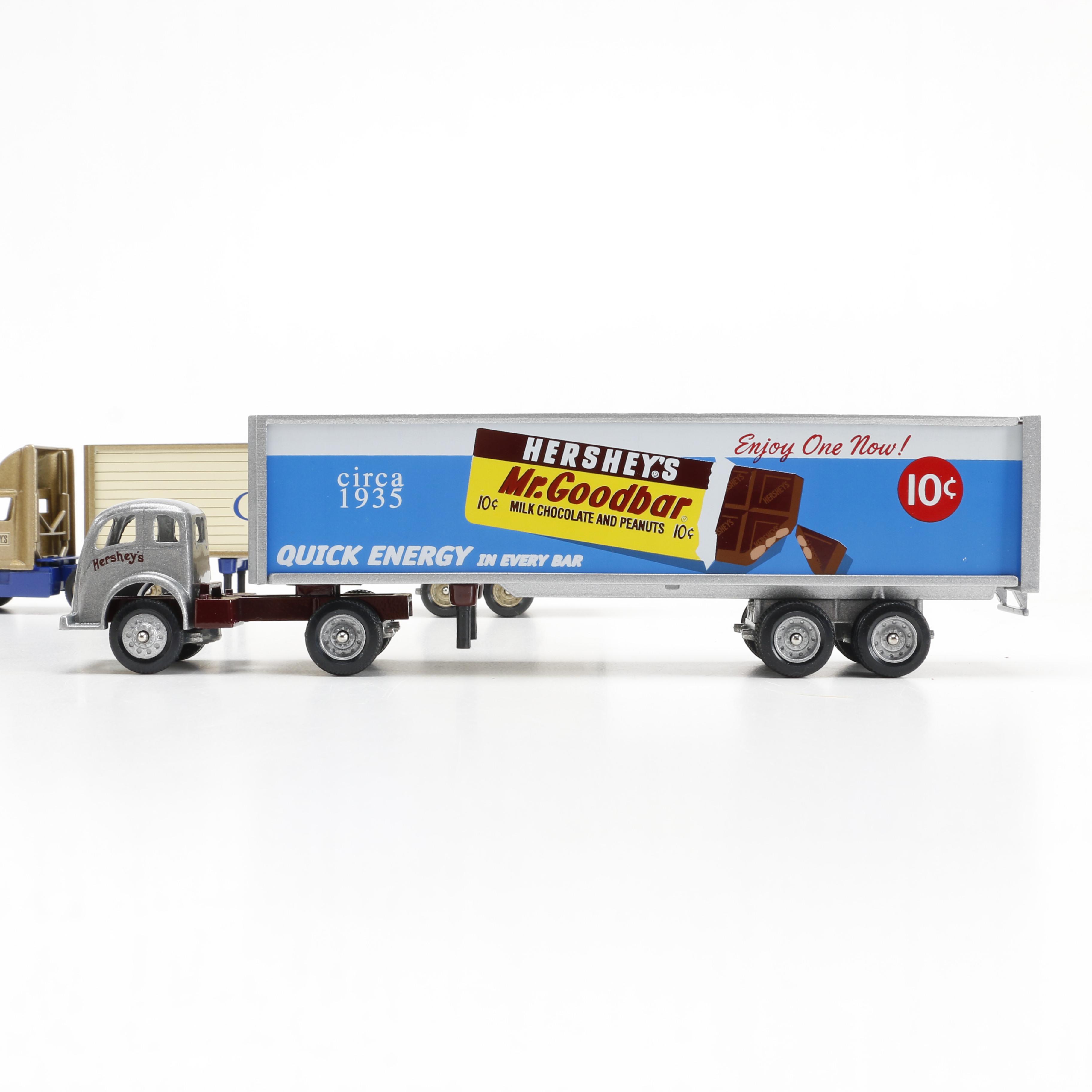 Hershey's Themed Winross Matchbox Semi-Trucks