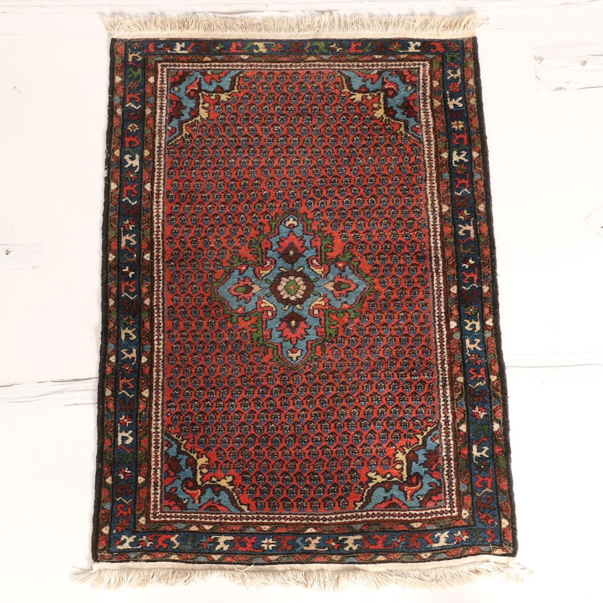 Handwoven Mir Boteh Area Rug