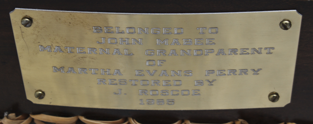 Victorian Style Mahogany and Rattan Rocking Chair.