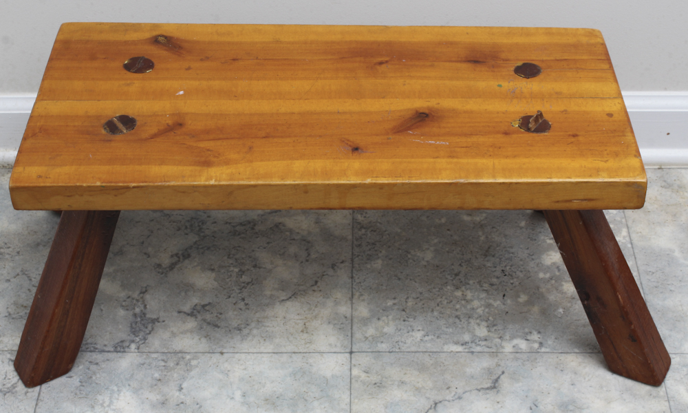 Grouping of Wooden Stools