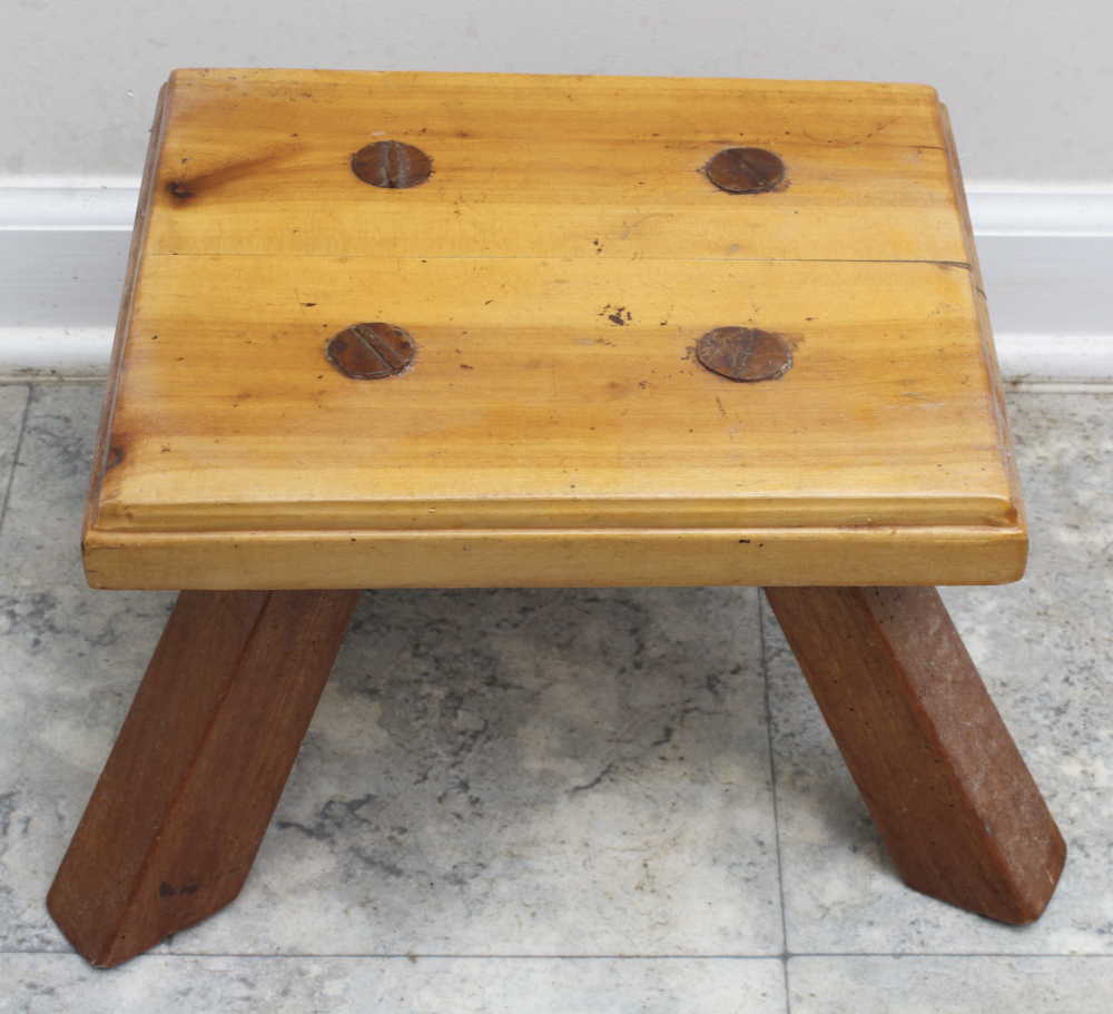 Grouping of Wooden Stools