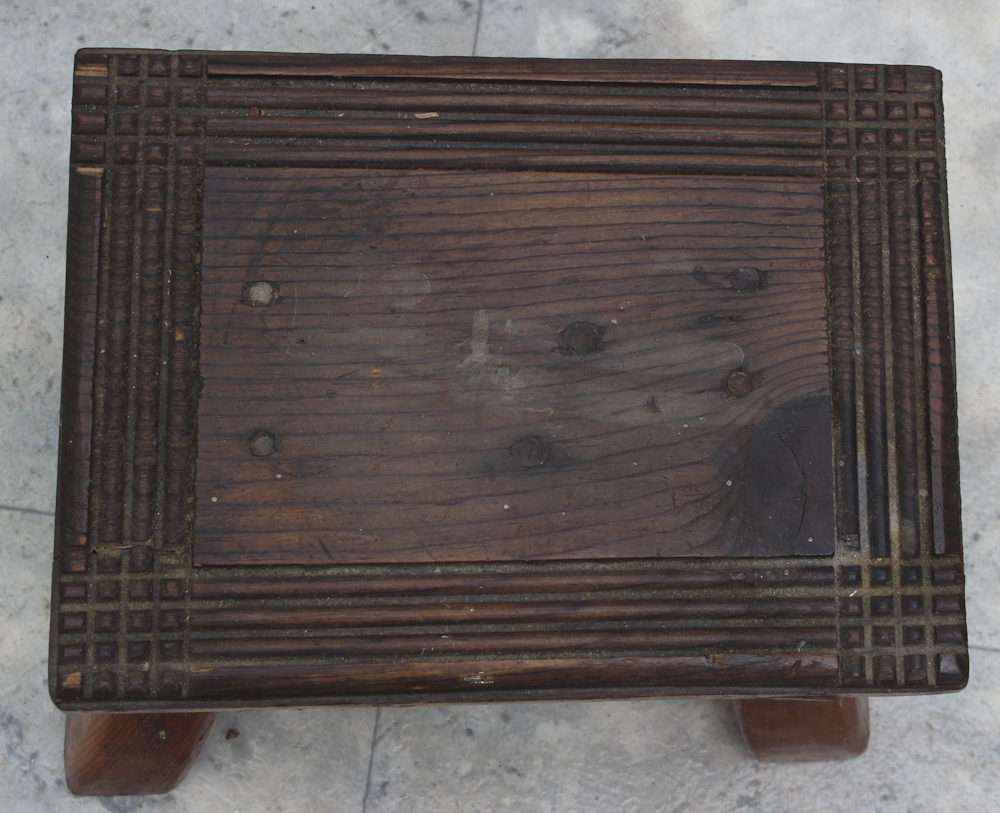 Grouping of Wooden Stools