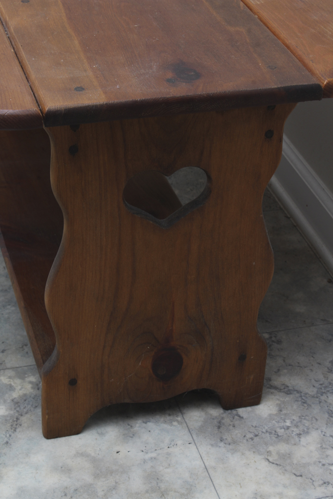Small Pine Drop Leaf Table