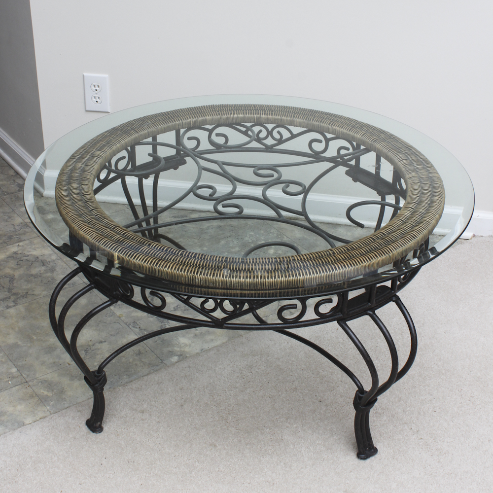 Glass Top Coffee Table
