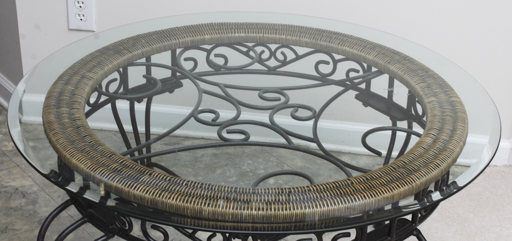 Glass Top Coffee Table