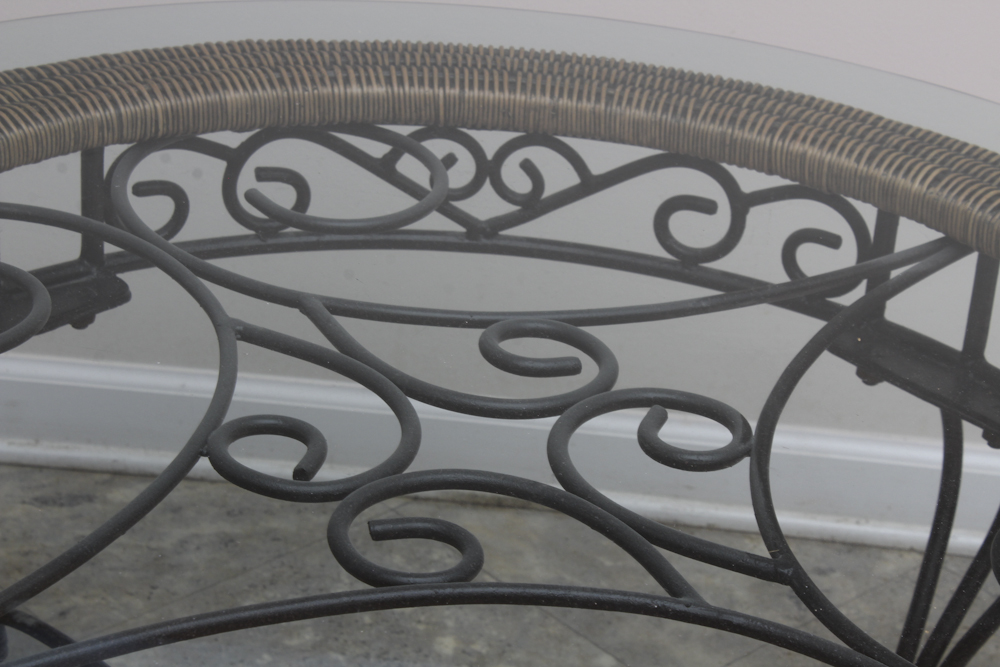 Glass Top Coffee Table