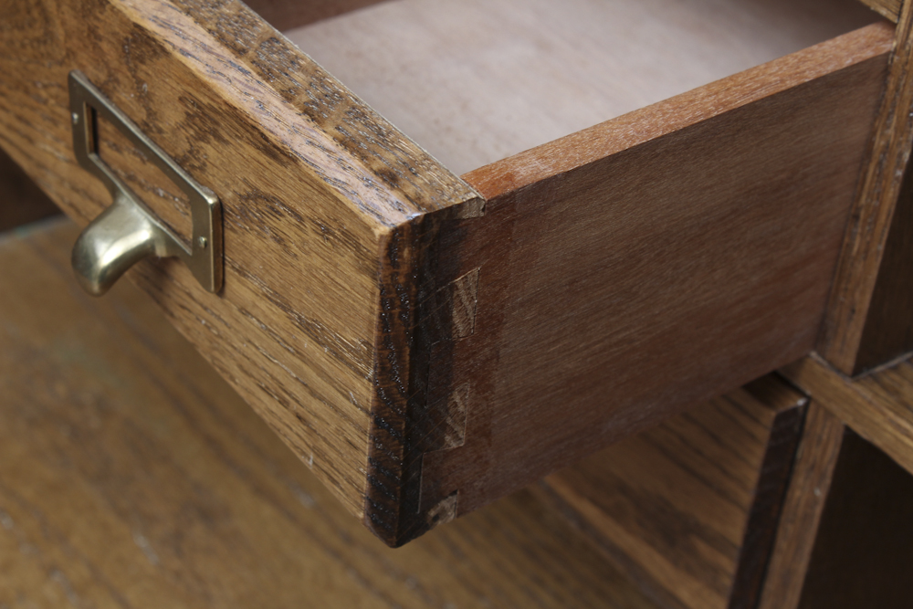 Mid-Century Pine Roll Top Desk