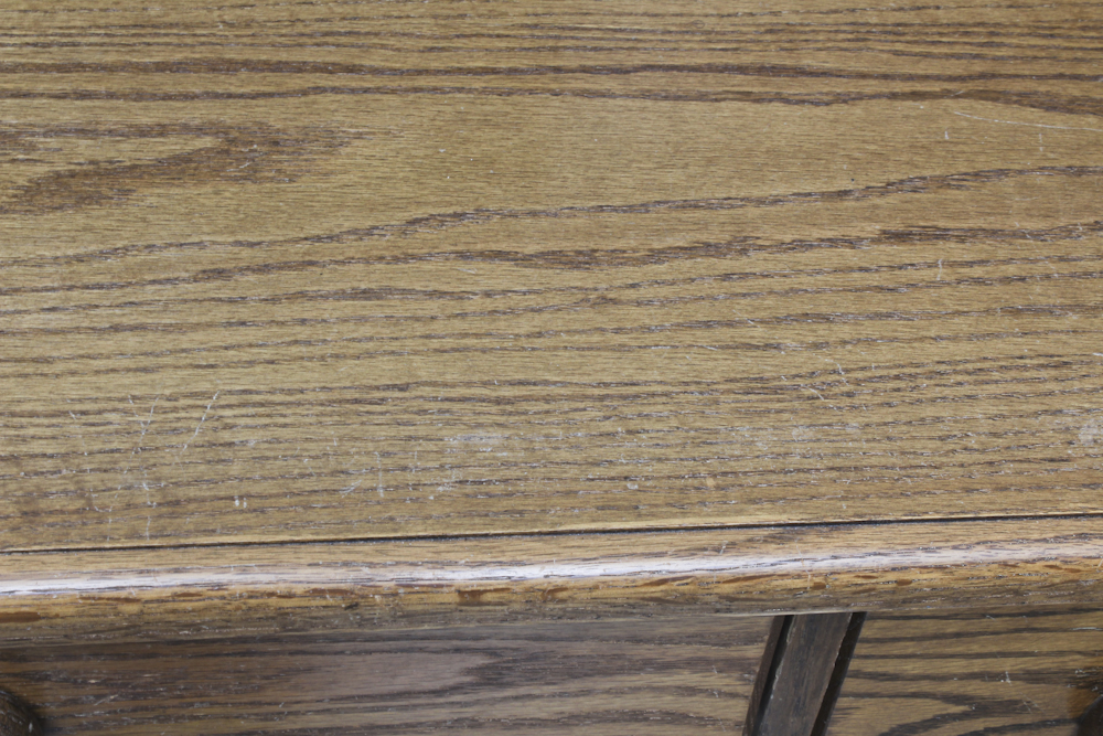 Mid-Century Pine Roll Top Desk