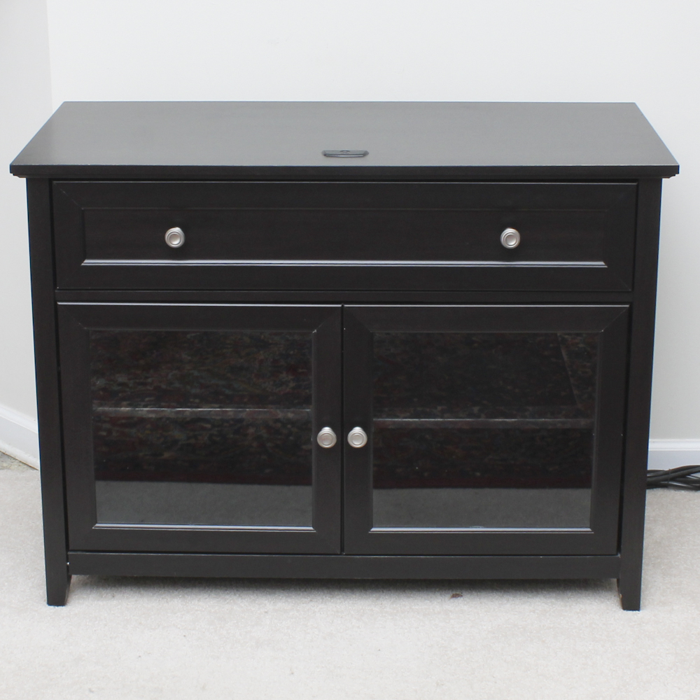 Black Television Console