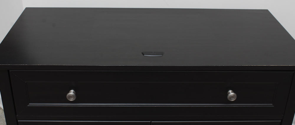 Black Television Console