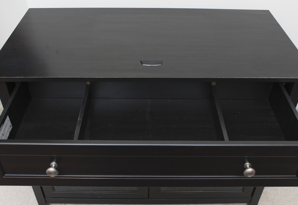 Black Television Console