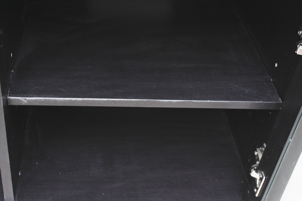 Black Television Console