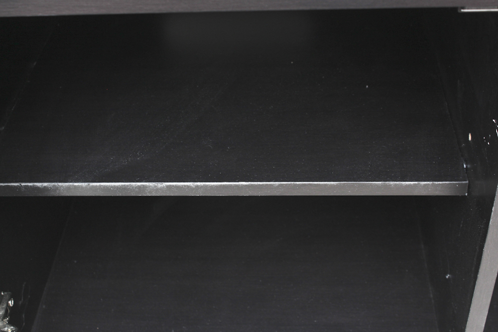 Black Television Console