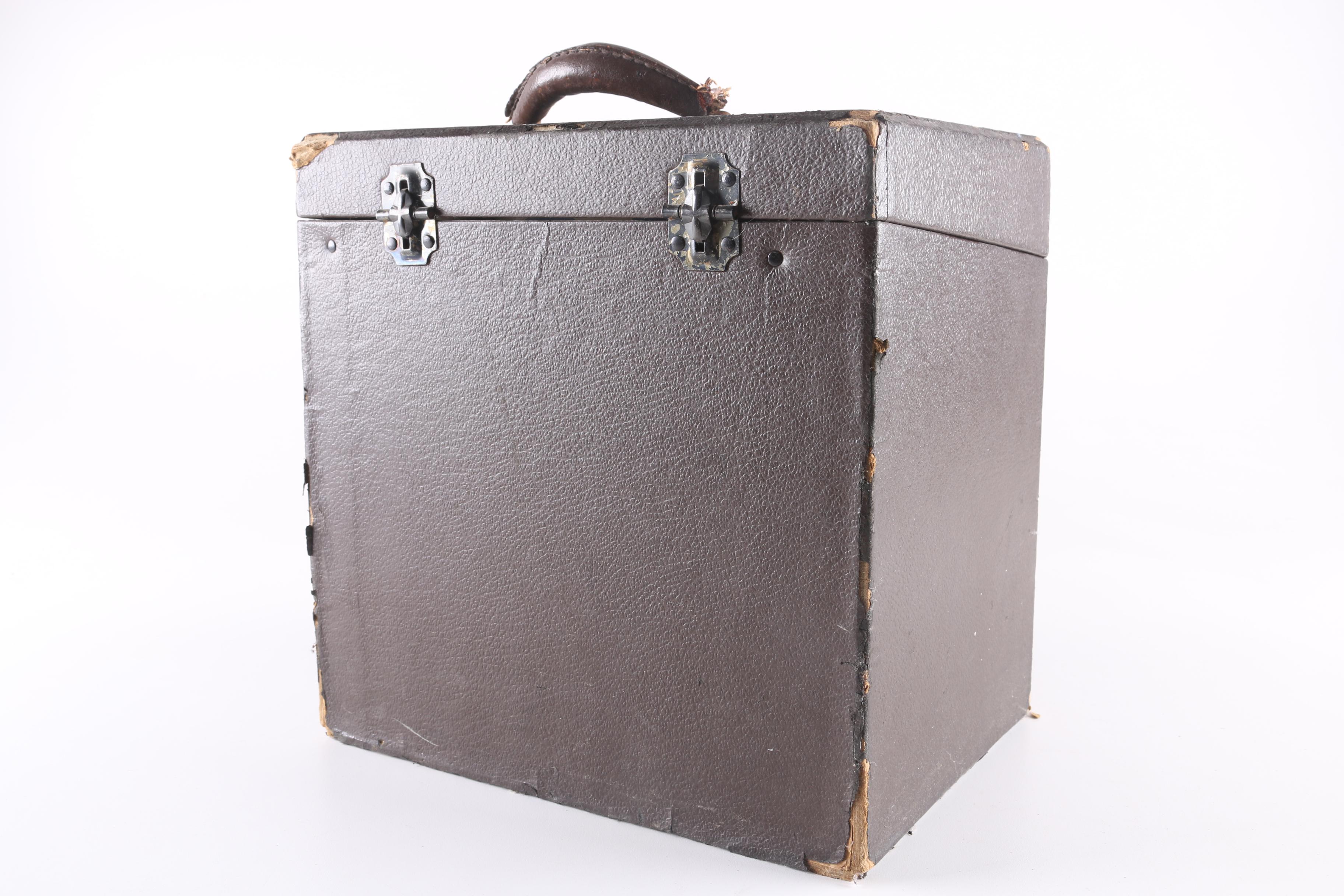 Vintage 78 rpm Records and Case