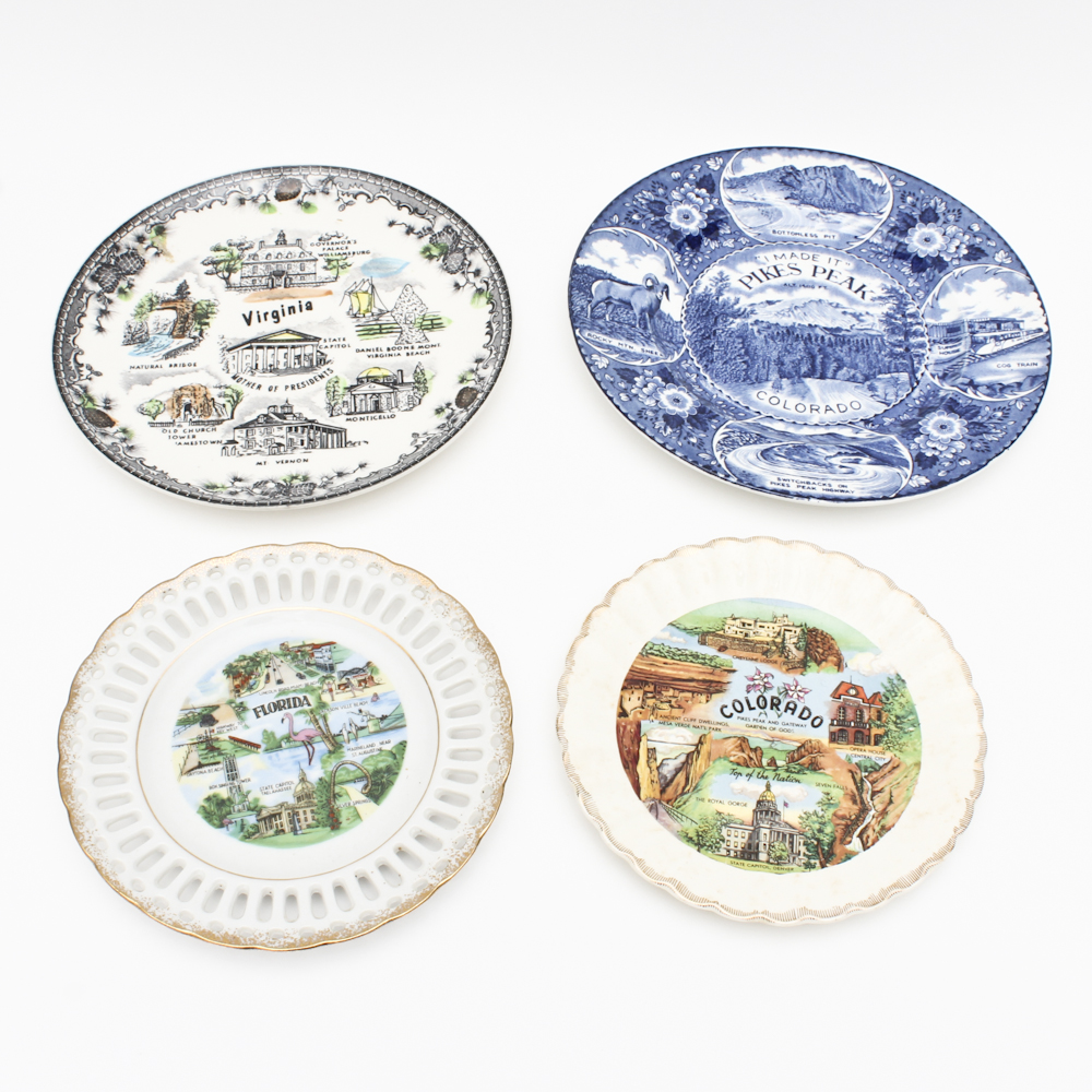 Collection of American States Collectible Plates