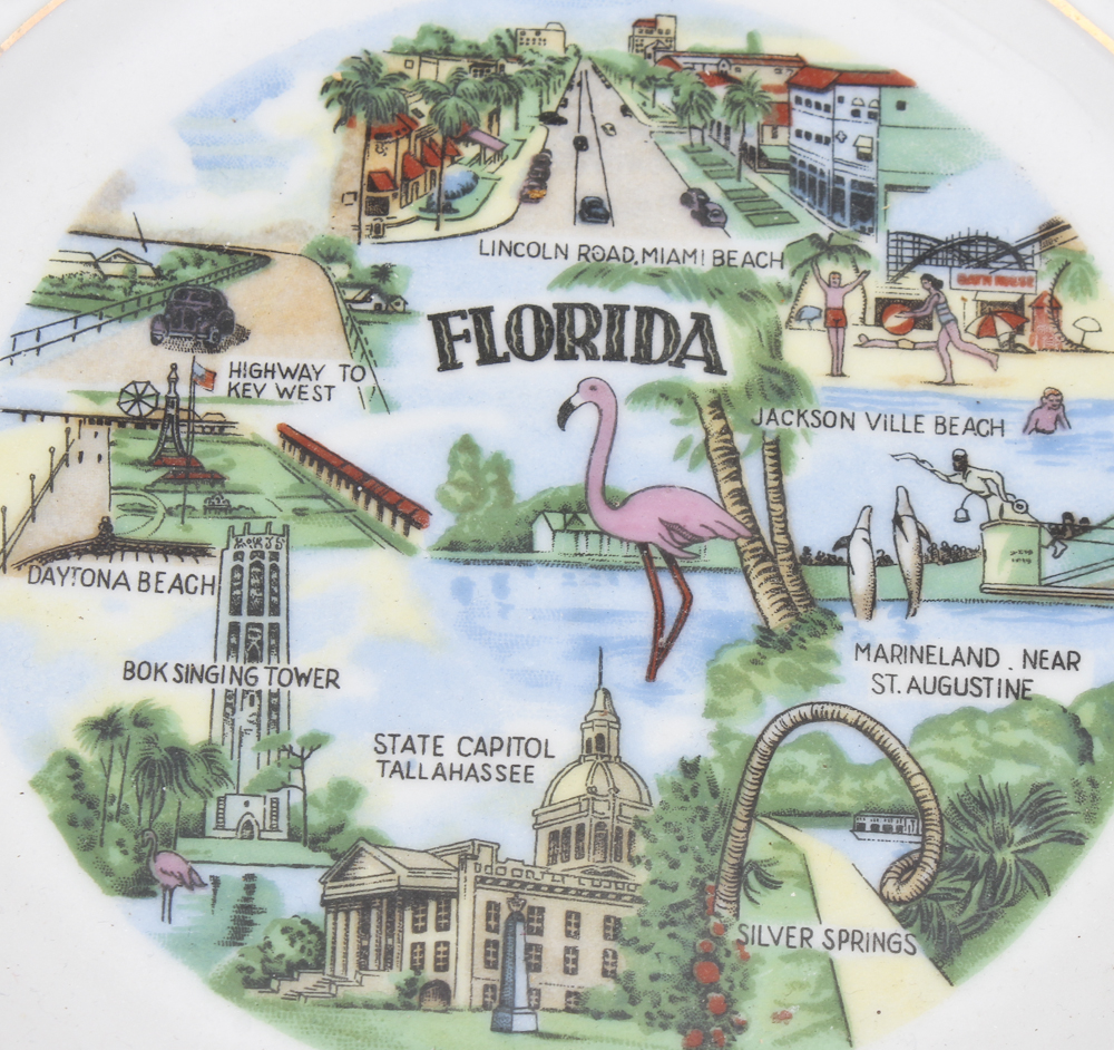 Collection of American States Collectible Plates