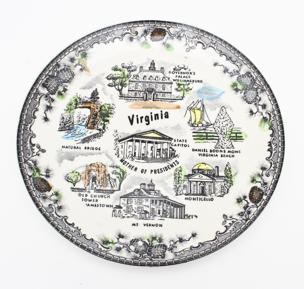 Collection of American States Collectible Plates