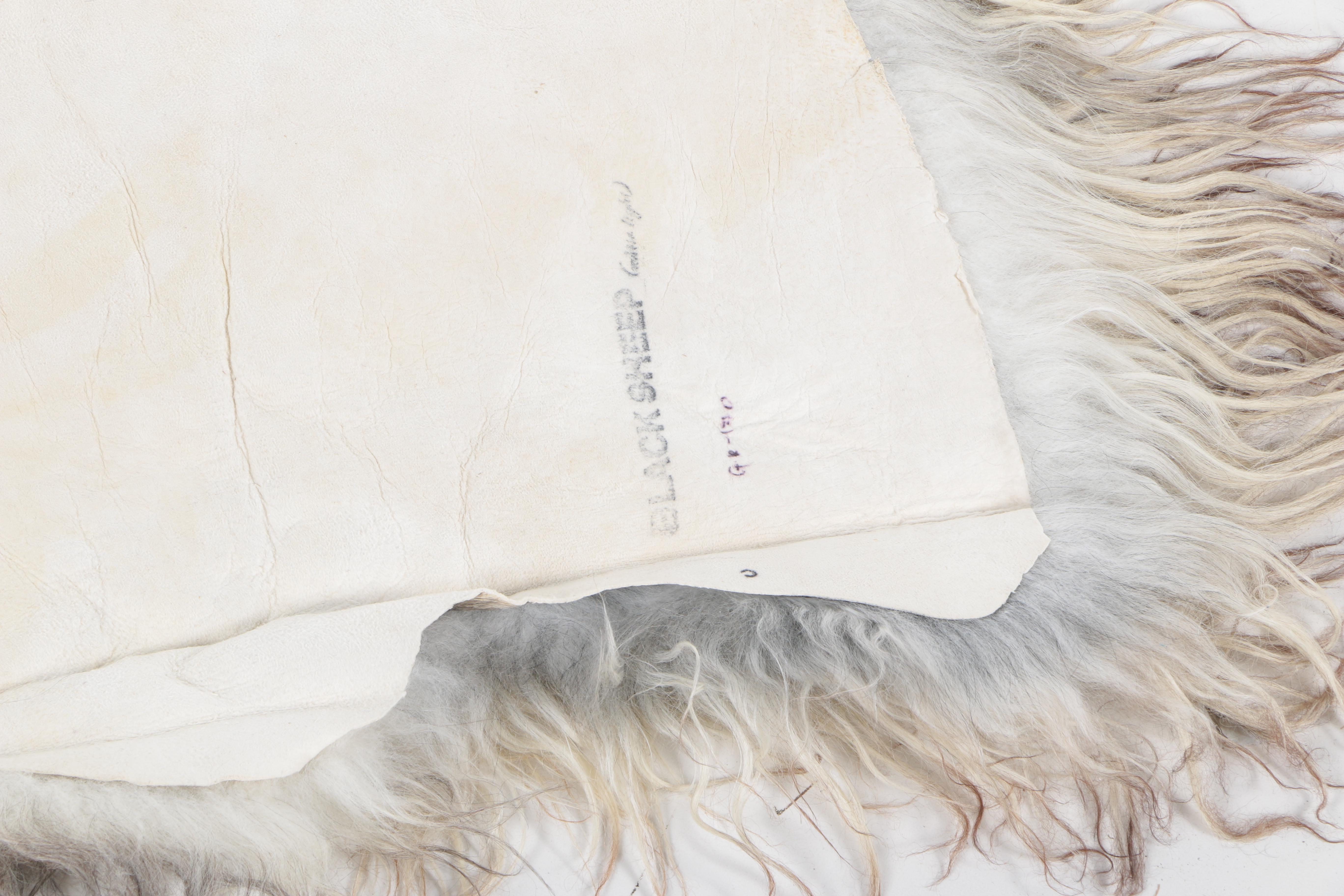 Shaggy Sheep Hide Accent Rug