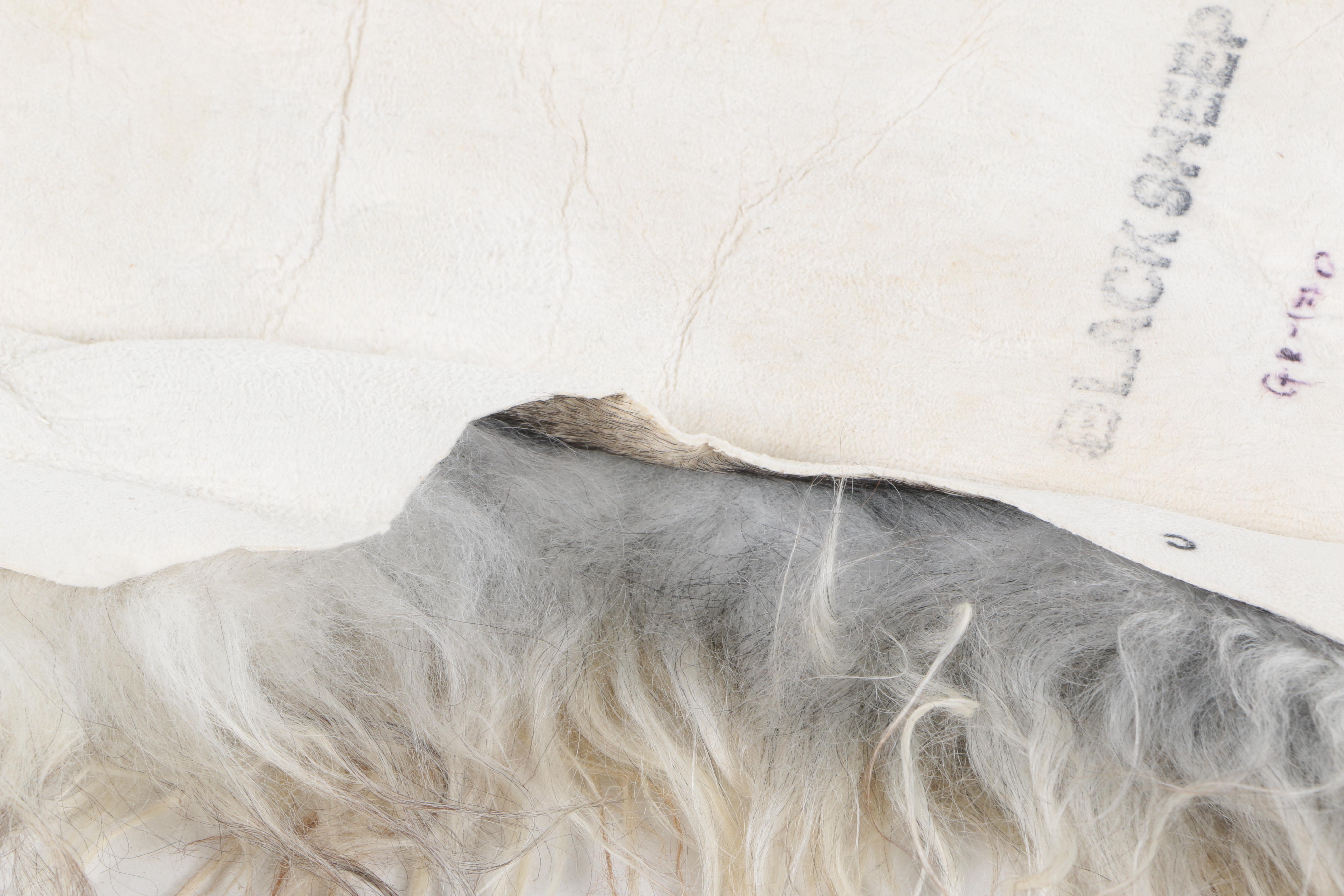 Shaggy Sheep Hide Accent Rug