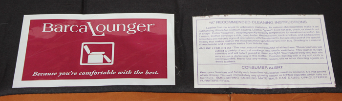 Barcalounger Leather Recliner