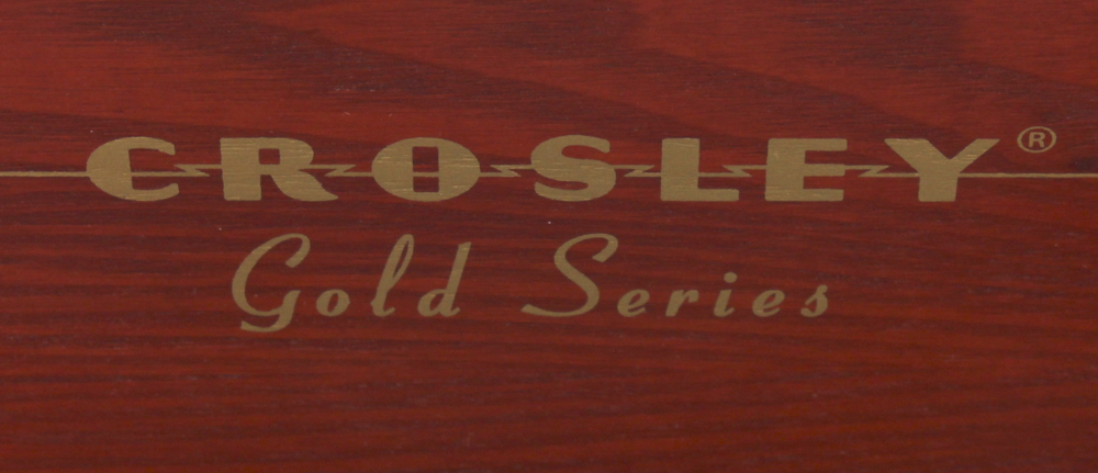 Crosley Gold Series Vintage Style Entertainment Center