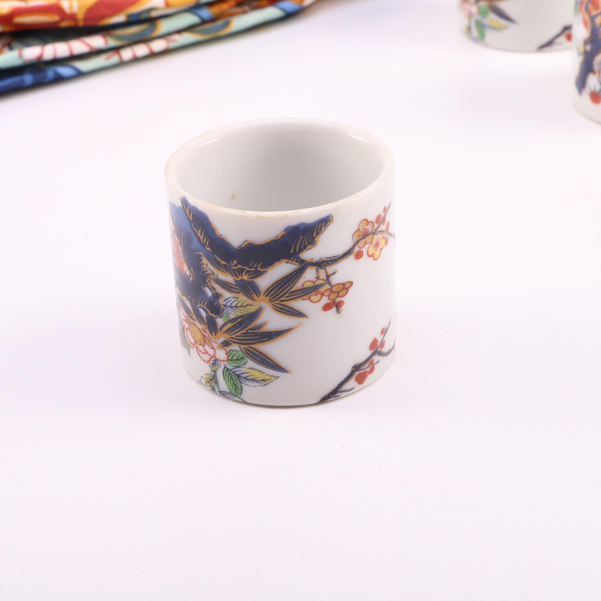 Collection of Asian Inspired Placemats and Napkins