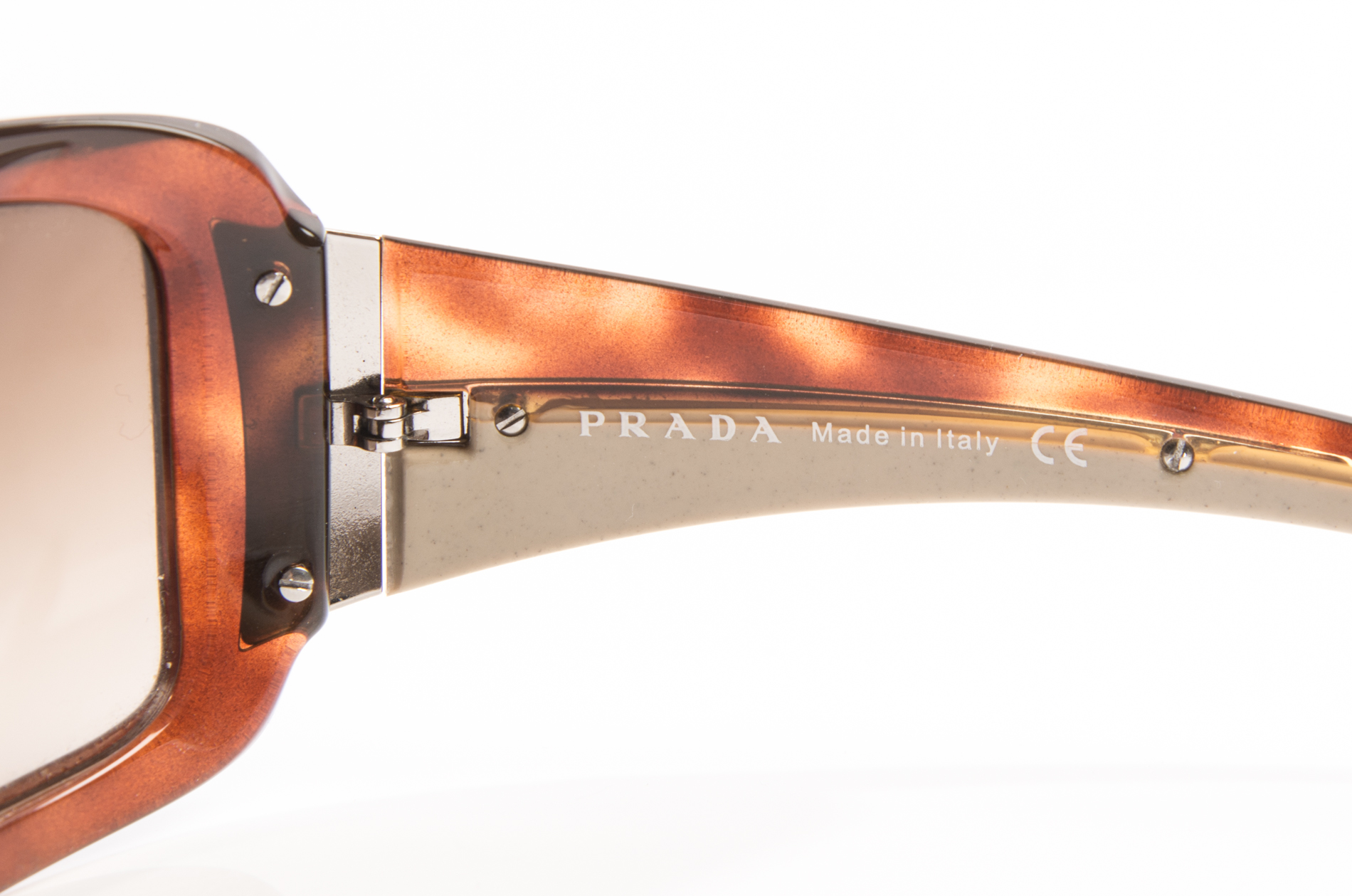 Prada Tortoiseshell Style Sunglasses