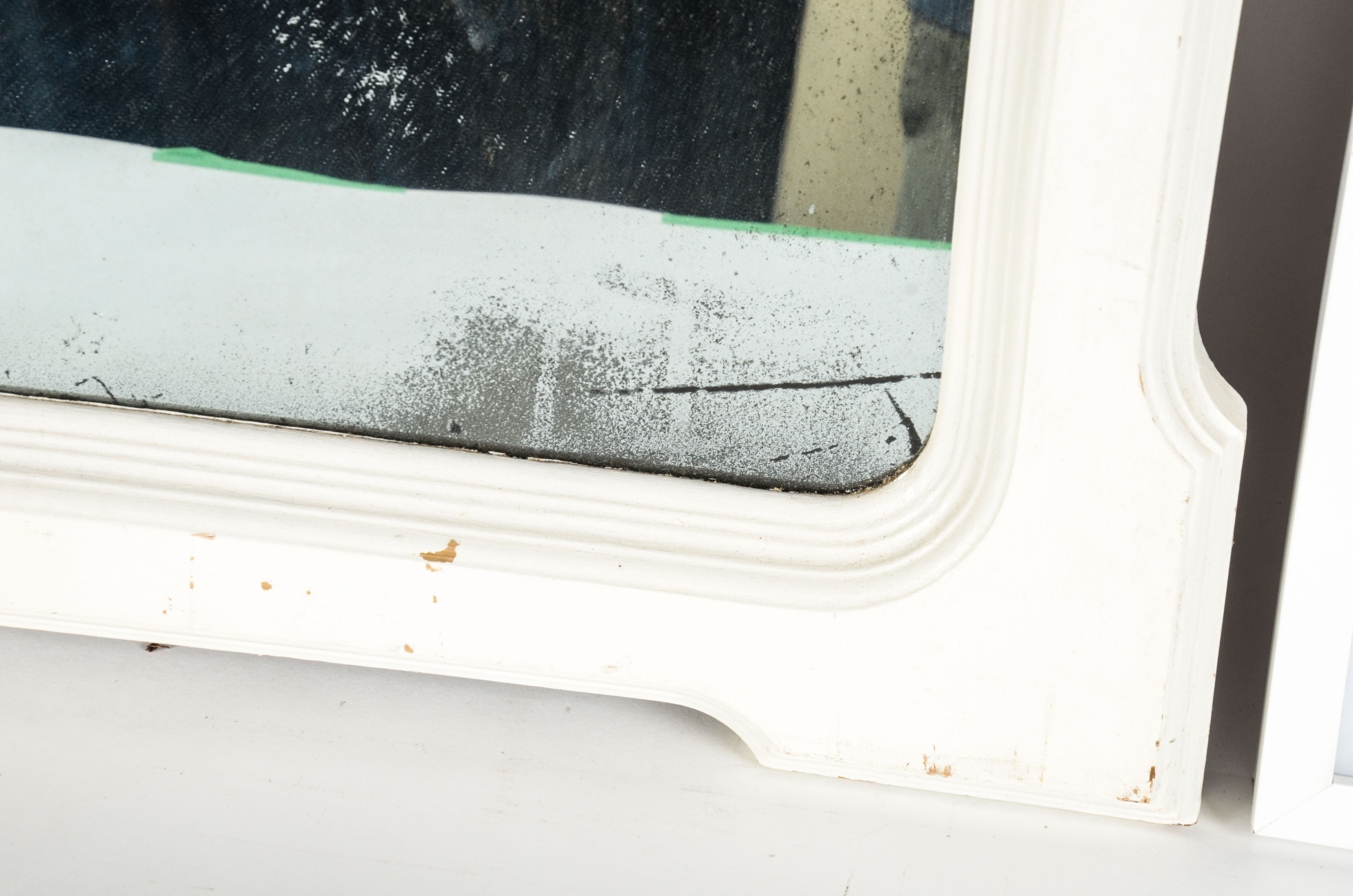 Vintage Framed Wall Mirror and Framed Art Print