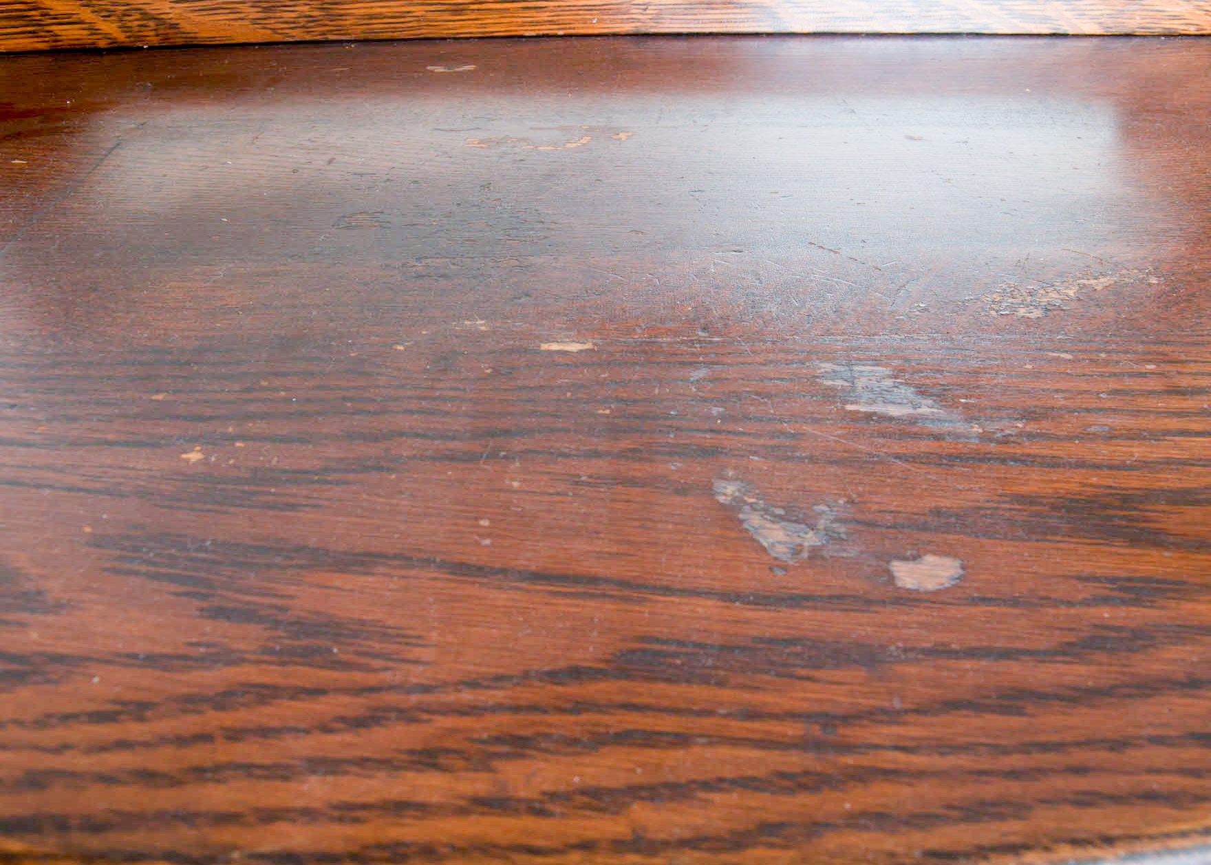 Antique Oak Demilune Curio Cabinet by Alliance Furniture Company