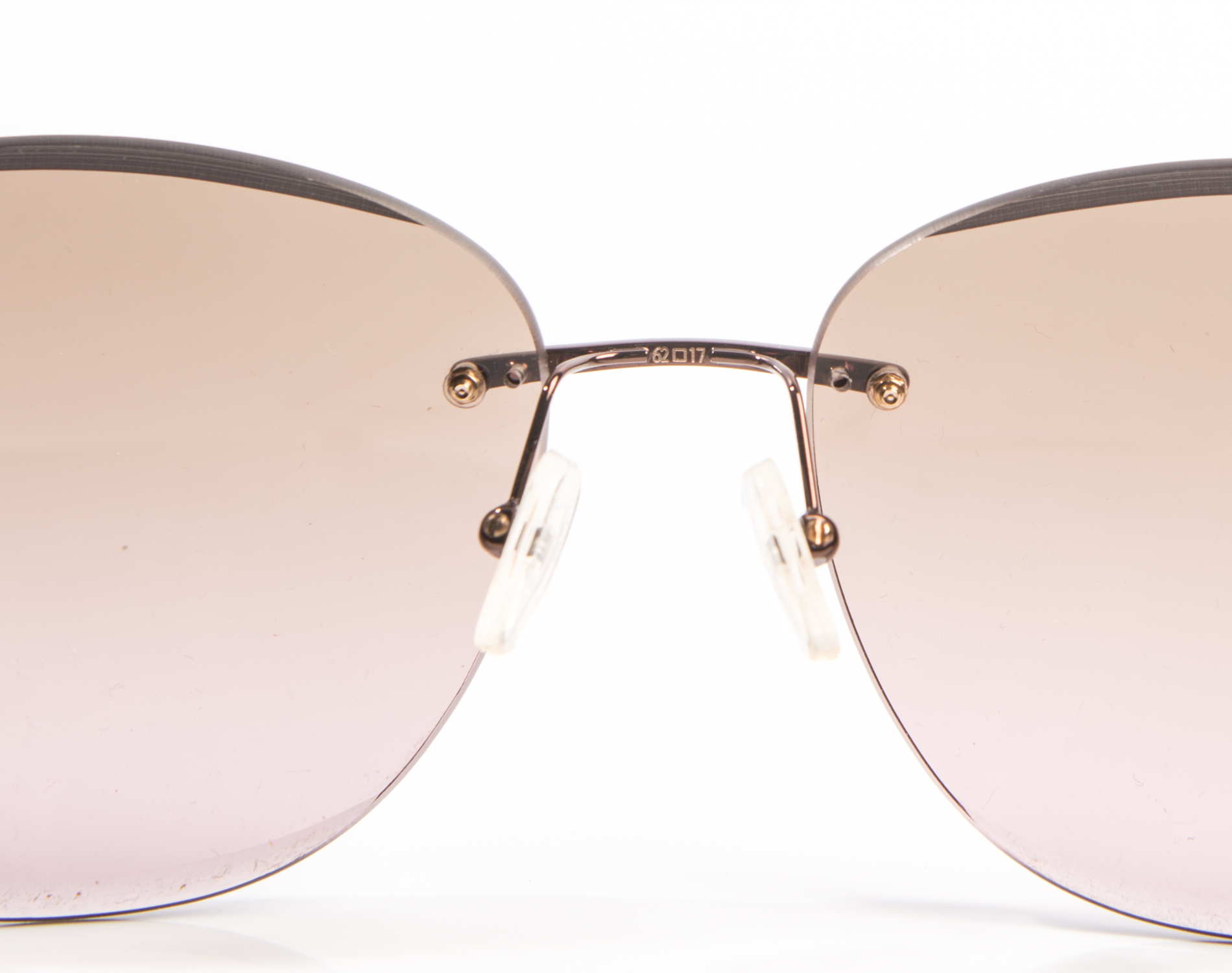 Tory Burch Rimless Front-Logo Sunglasses
