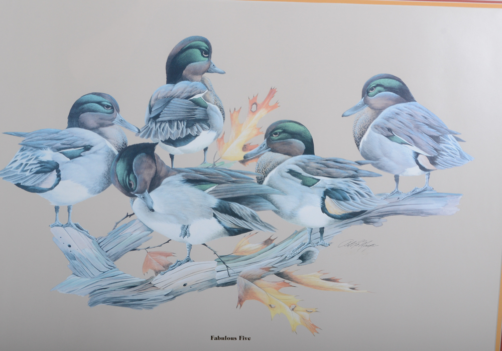 Pair of Art Lamay Signed "Waterfowl Festival" Offset Lithographs