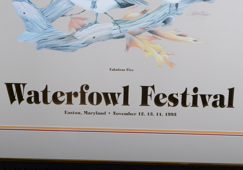 Pair of Art Lamay Signed "Waterfowl Festival" Offset Lithographs
