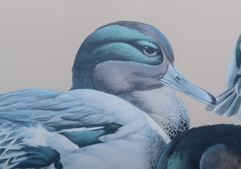 Pair of Art Lamay Signed "Waterfowl Festival" Offset Lithographs