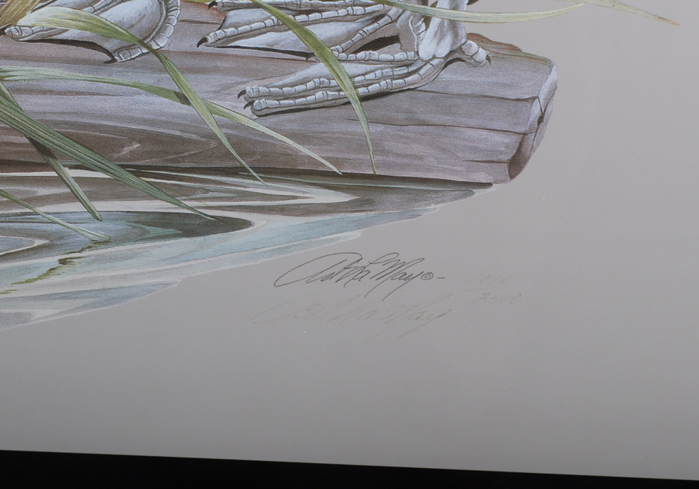 Pair of Art Lamay Signed "Waterfowl Festival" Offset Lithographs