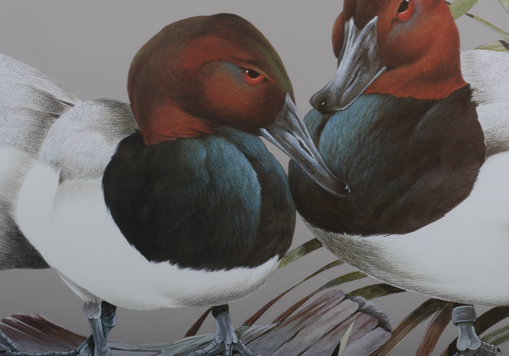 Pair of Art Lamay Signed "Waterfowl Festival" Offset Lithographs