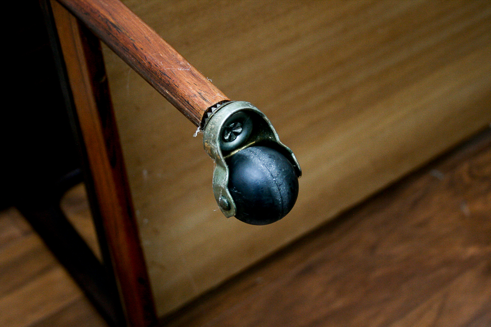 Vintage Rosewood Danish Modern Bar Cart