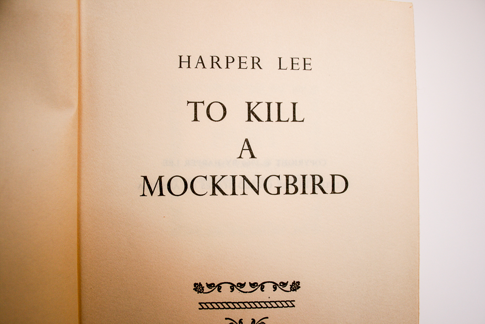 1960 "To Kill A Mockingbird" by Harper Lee