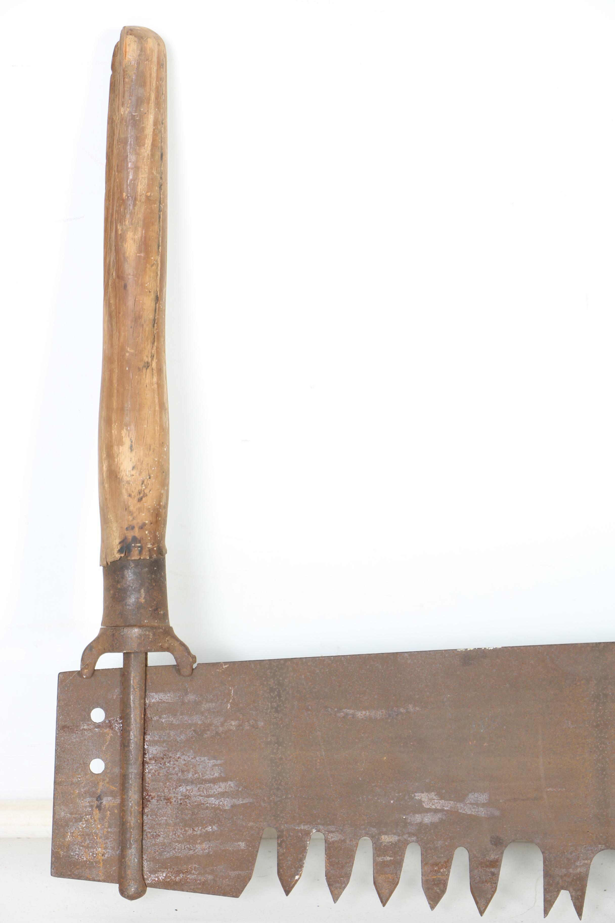 Vintage Wooden Tree Saws