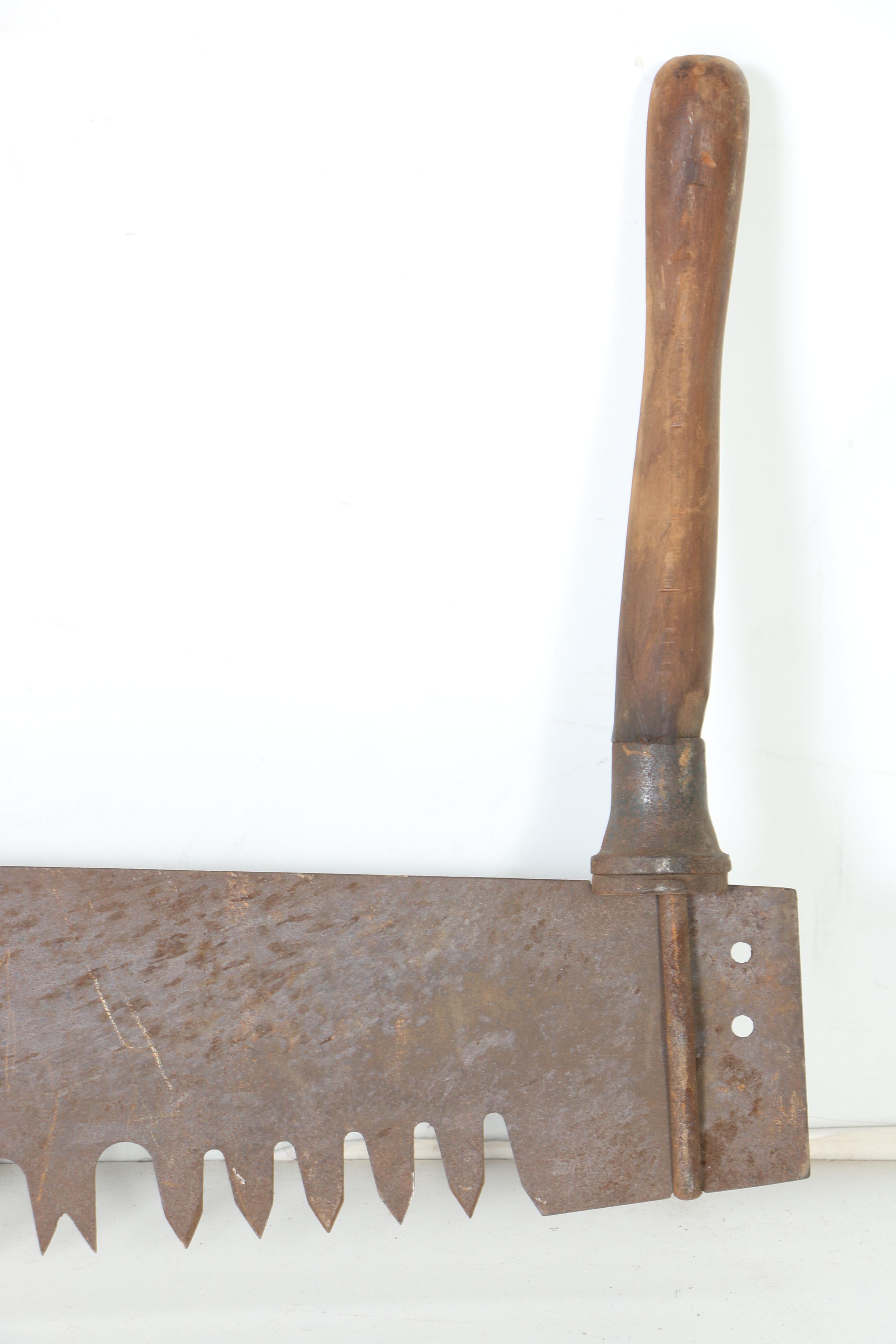 Vintage Wooden Tree Saws