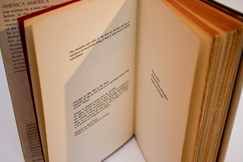 "America America" by Elia Kazan