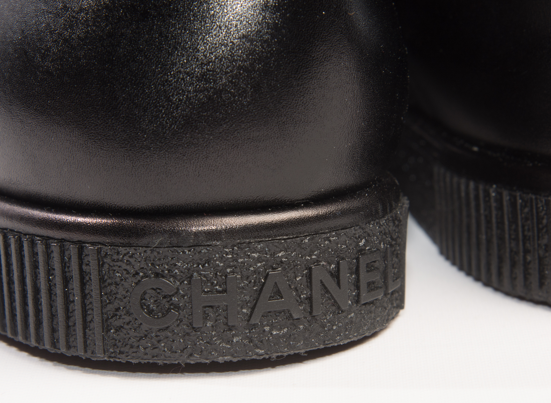 Chanel Quilted Black Sneaker Booties