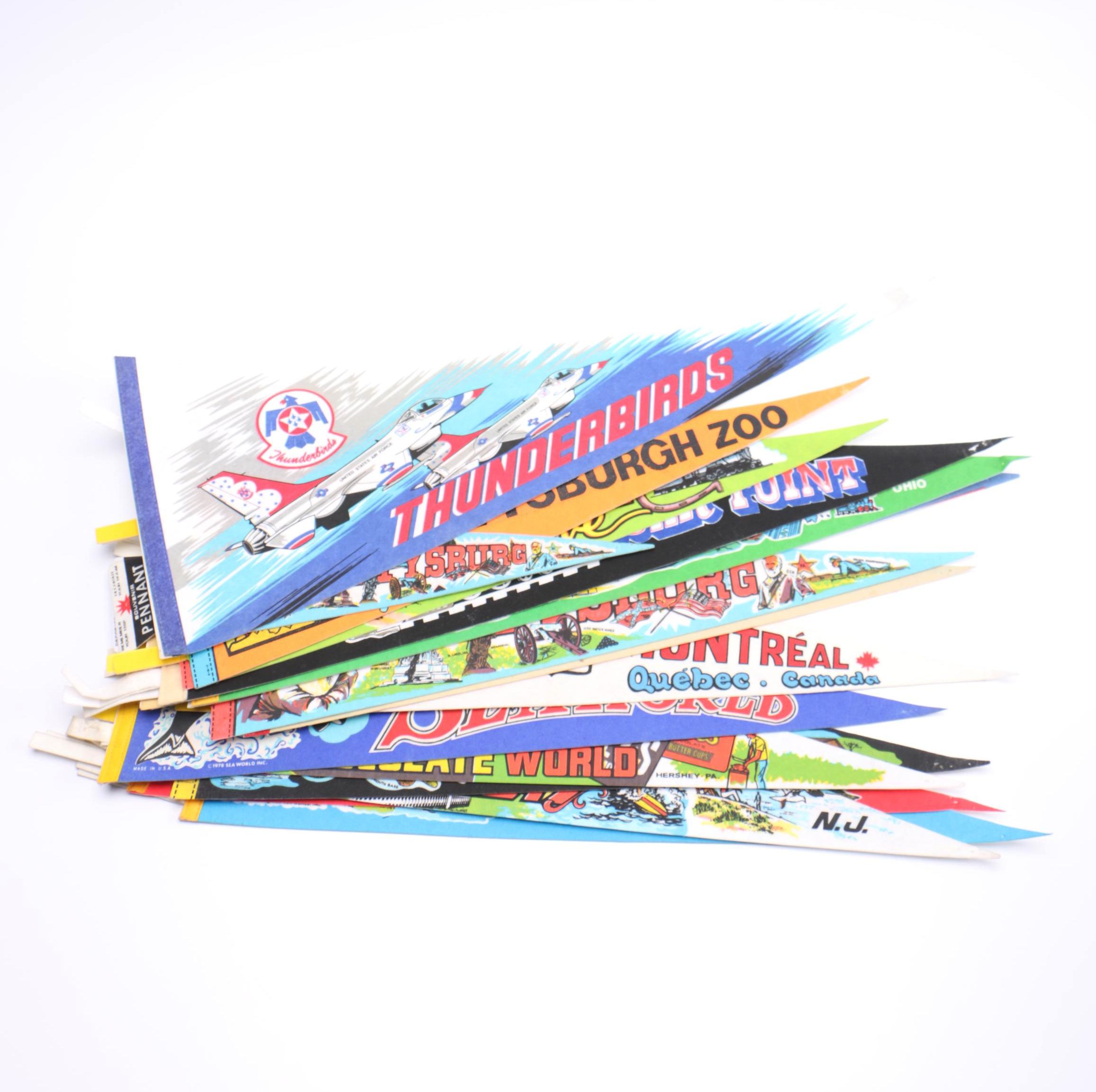 Assorted Felt Pennants