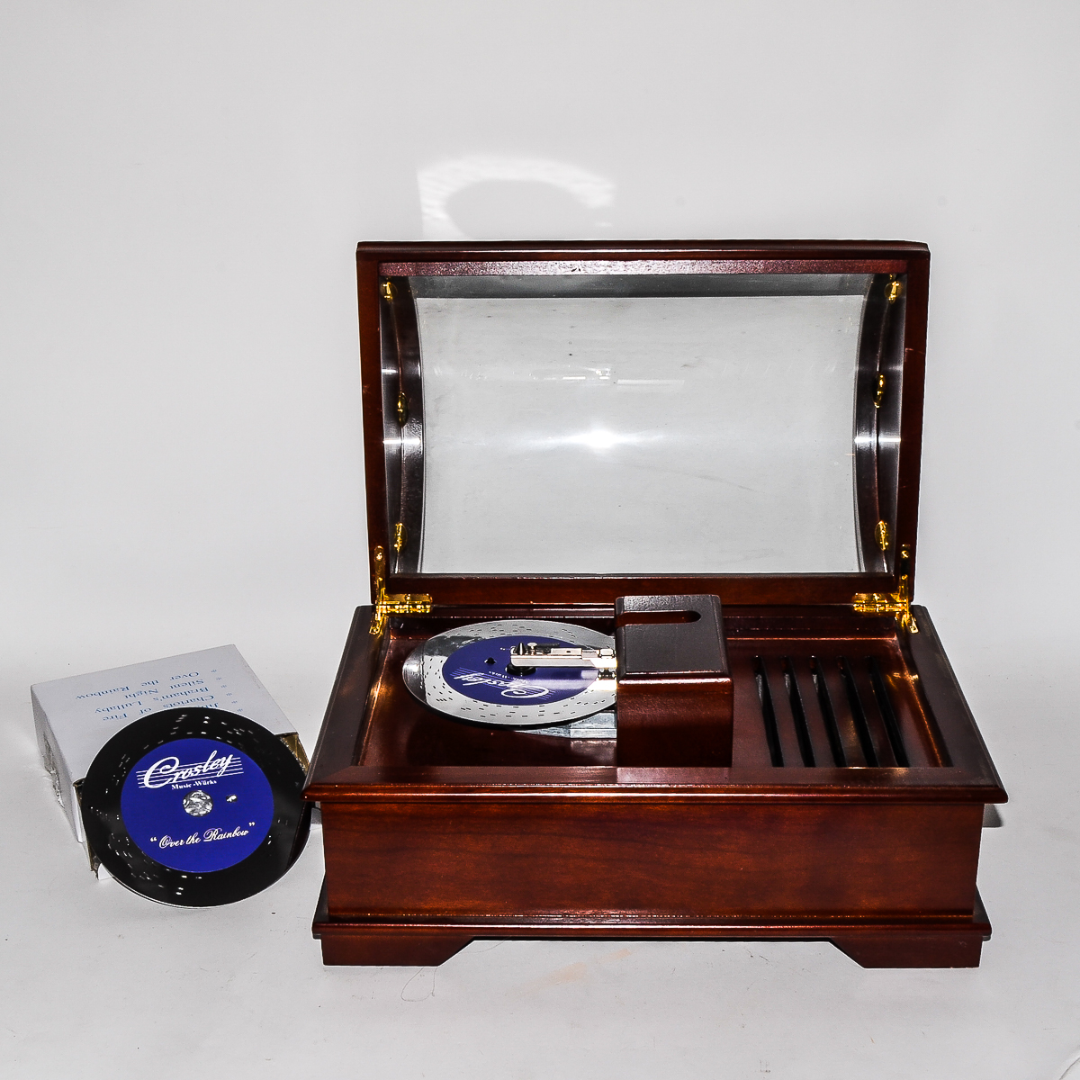 Crosley Music-Wurks Electric Metal Disc Music Box