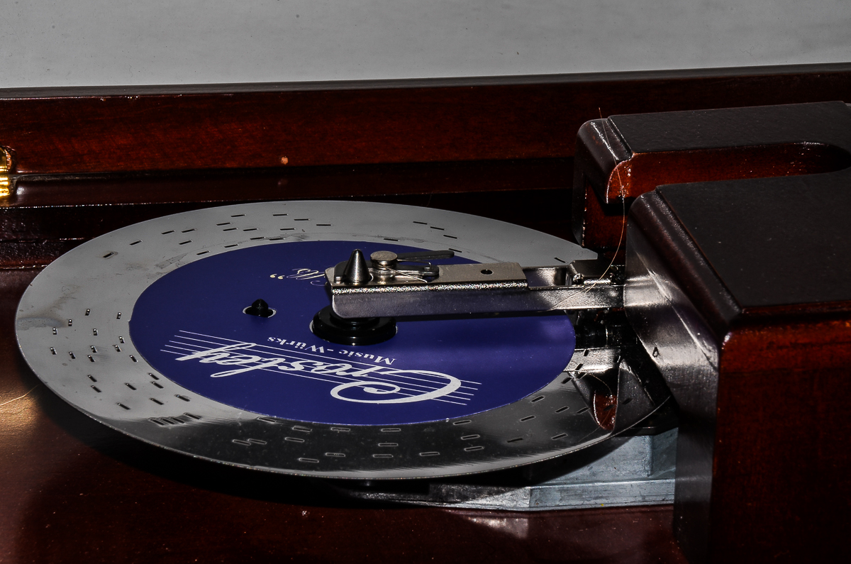 Crosley Music-Wurks Electric Metal Disc Music Box